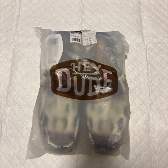 Hey Dude Wally Holiday Cheers‎ Shoes Slip On Christmas Blue Size 9 Mens